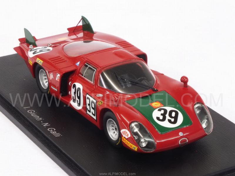 Alfa Romeo 33/2 #39 Le Mans1968 Giunti - Galli - spark-model
