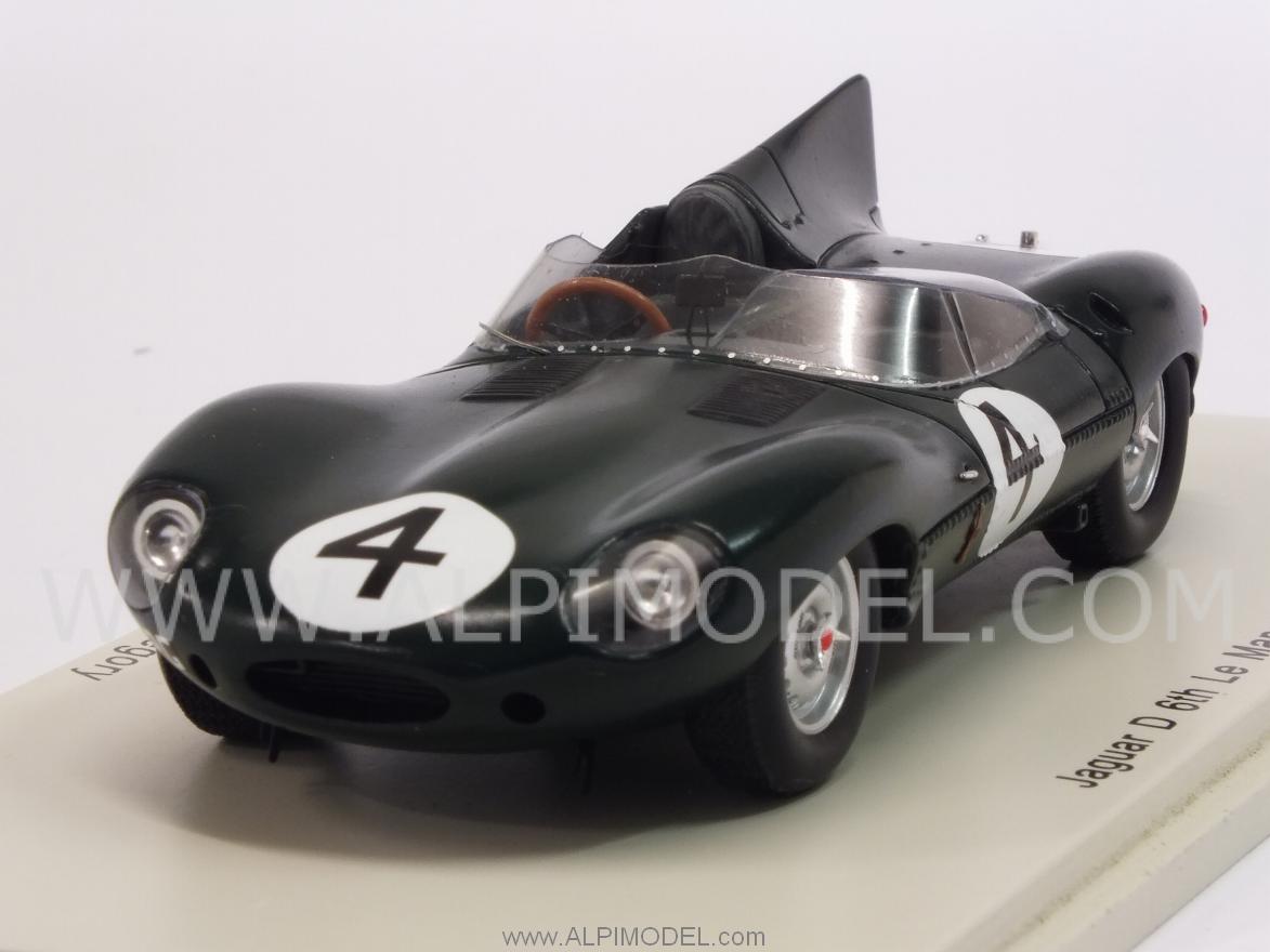 Jaguar D-Type #4 6th Le Mans 1957 Hamilton - Gregory by spark-model