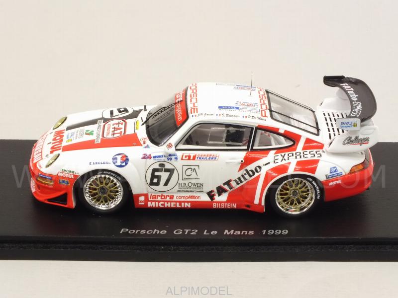 Porsche 911 GT2 #67 Le Mans 1999 De Thois y- Jarier - Burdais - spark-model