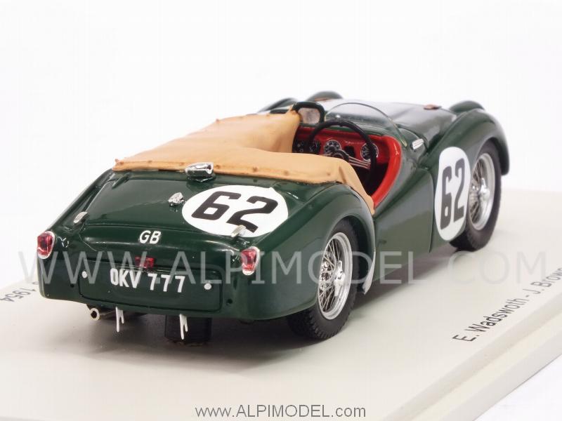 Triumph TR2 #62 Le Mans 1954 Wadswoth -  Brown - spark-model