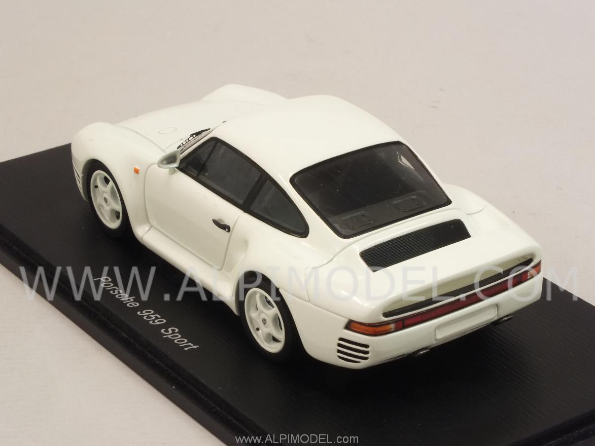 Porsche 959 Sport 1986 (White) - spark-model