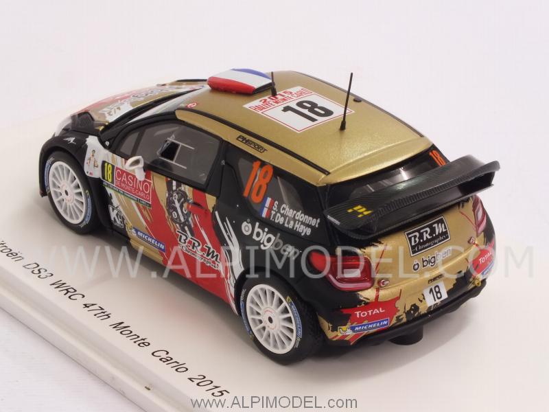 Citroen DS3 WRC #18 Rally Monte Carlo 2015 Chardonnet - De La Haye - spark-model