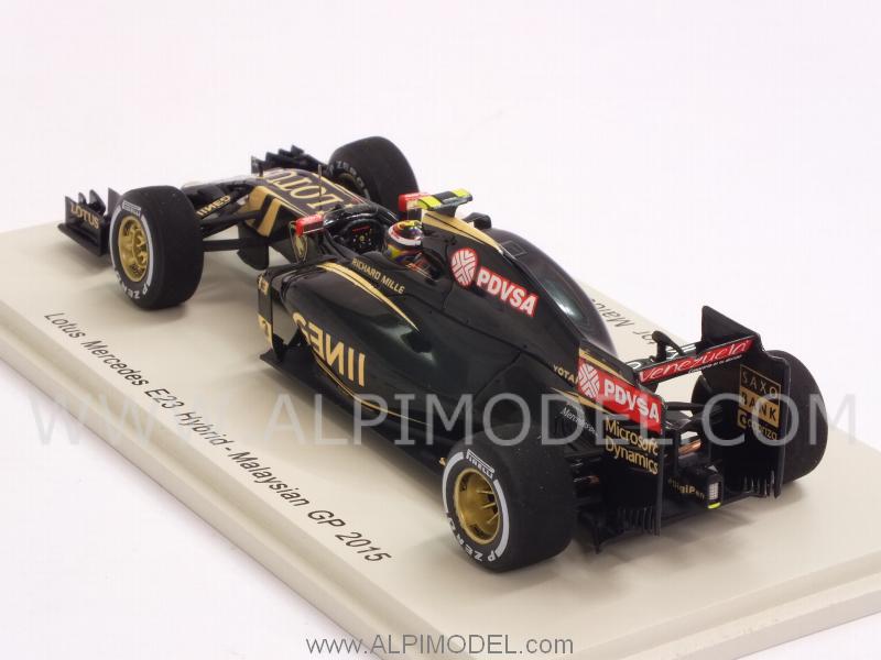 Lotus E23 #13 GP Malaysia 2015 Pastor Maldonado - spark-model