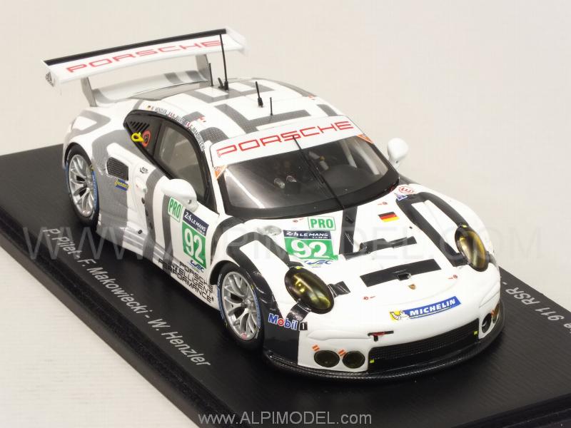 Porsche 911 RSR #92 Le Mans 2015 Pilet - Makowiecki - Henzler - spark-model
