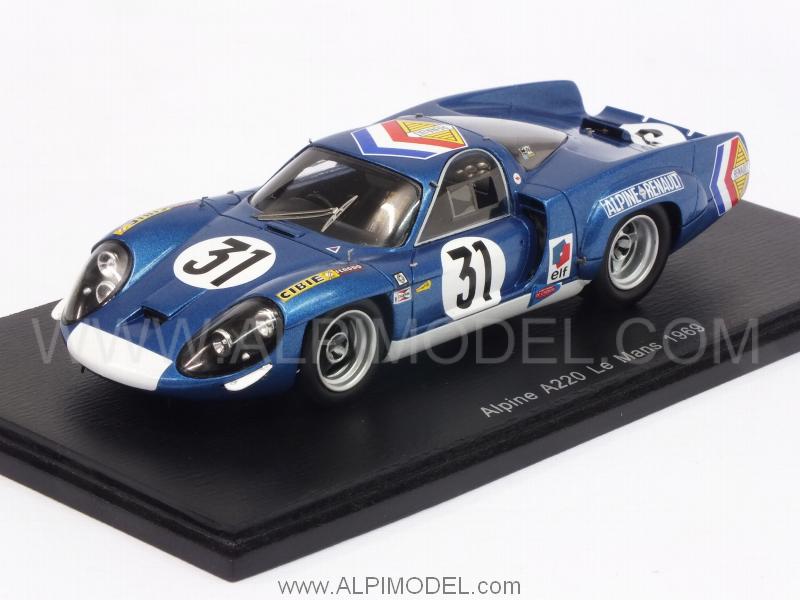 Alpine A220 #31 Le Mans 1969 Nicolas - Therier by spark-model