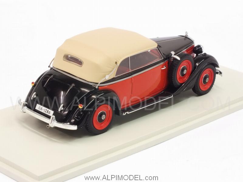 Mercedes 320A Convertible Open 1937 Red/Black - spark-model