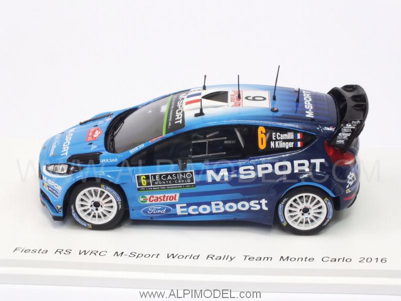 Ford Fiesta RS WRC #6 Rally Monte Carlo 2016 Camilli - Klinger - spark-model