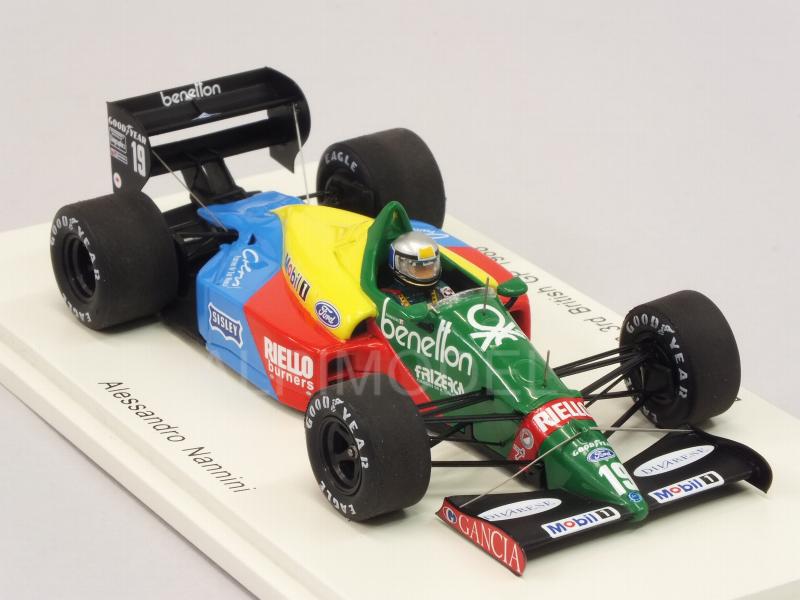 Benetton B188 #19 British GP 1988 Alessandro Nannini - spark-model