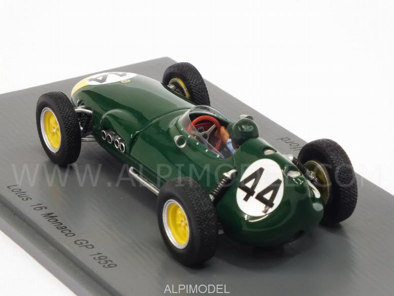 Lotus 16.#44 GP Monaco 1959 Bruce Halford - spark-model