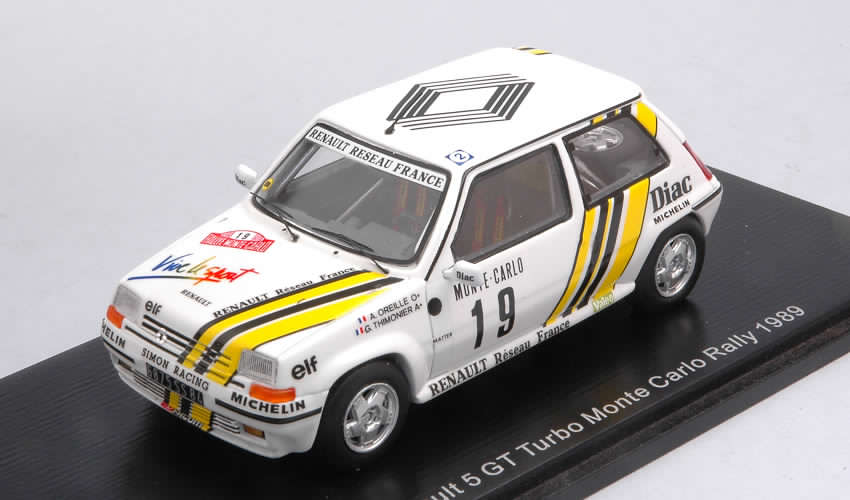 Renault 5 GT Turbo #19 Rally Monte Carlo 1989 Oreille - Thimonier by spark-model