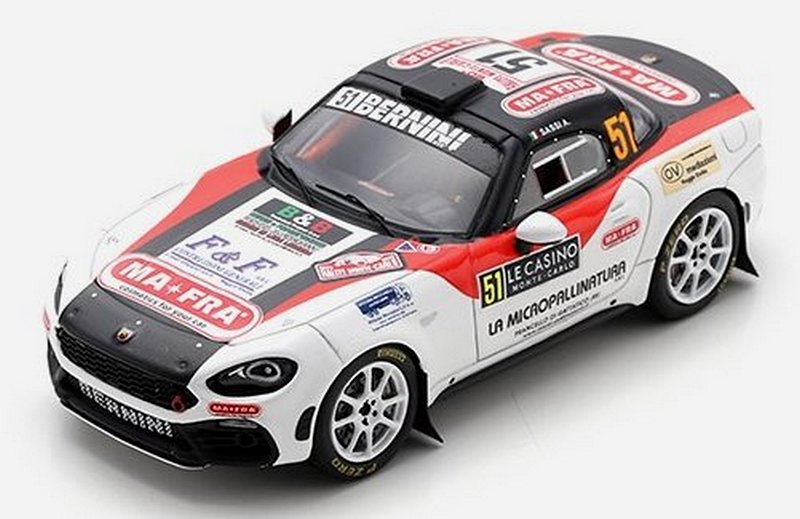Abarth 124 RGT #51 Rally Monte Carlo 2022 Sassi - Romei by spark-model
