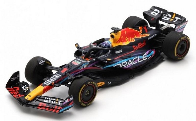 Red Bull RB19 #1 Winner GP Miami USA 2023 Max Verstappen World Champion by spark-model