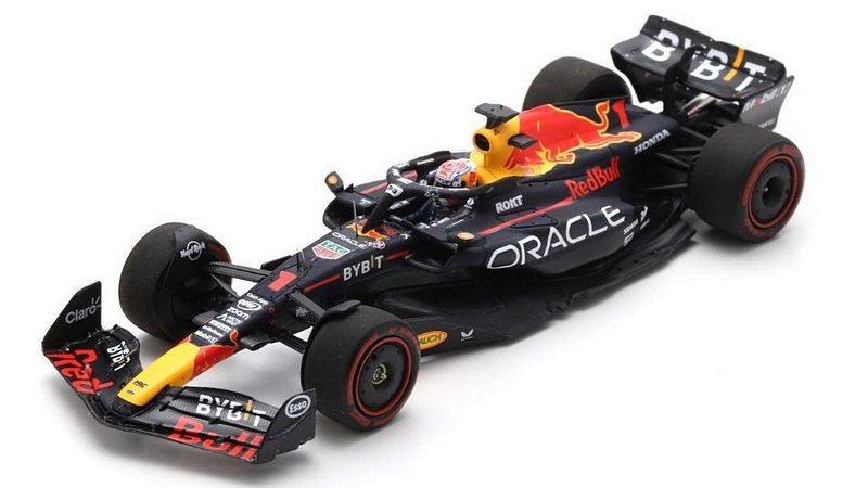 Red Bull RB19 #1 Winner GP Spain 2023 Max Verstappen World Champion by spark-model