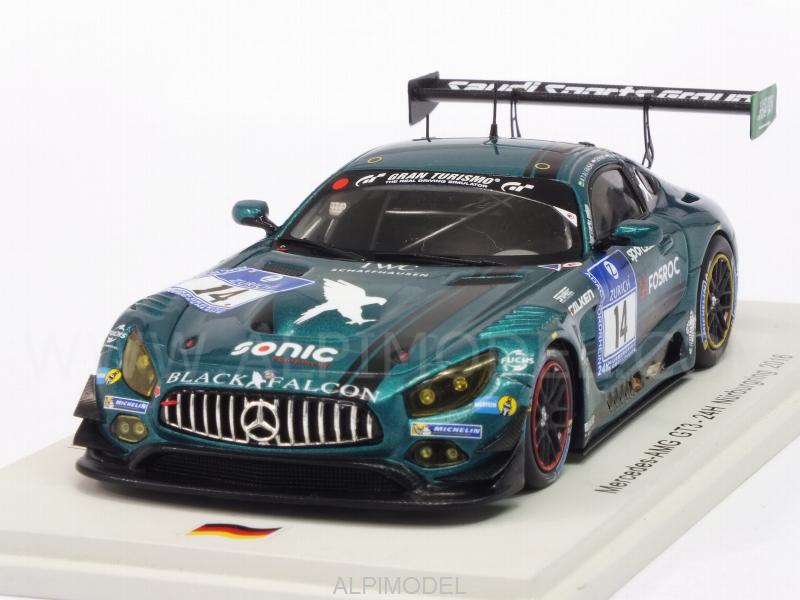Mercedes AMG GT3 #14 24h Nurburgring 2016 Huff - Dontje - Gerwin - Al Faisal by spark-model