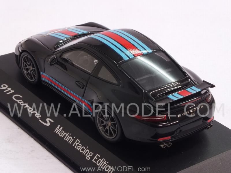 Porsche 911 Carrera S Aerokit Martini Racing Edition 2015 (Black) (Porsche Promo) - spark-model