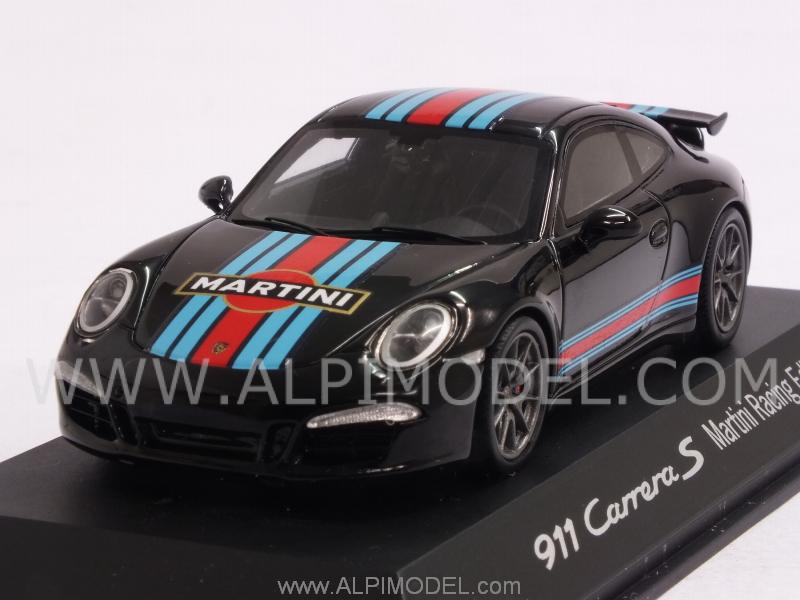 Porsche 911 Carrera S Aerokit Martini Racing Edition 2015 (Black) (Porsche Promo) by spark-model