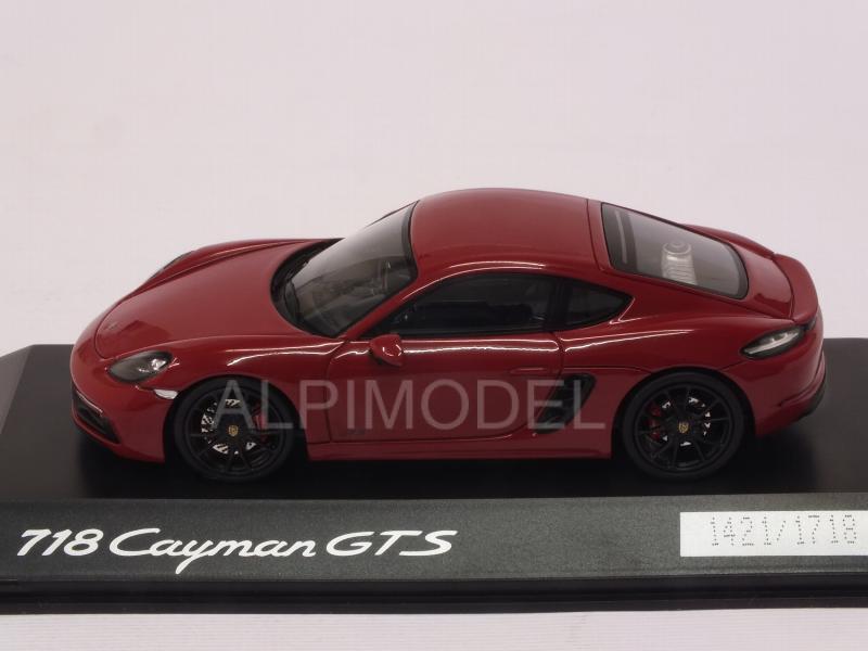 Porsche 718 Cayman GTS Coupe 2017 (Red) Porsche Promo - spark-model