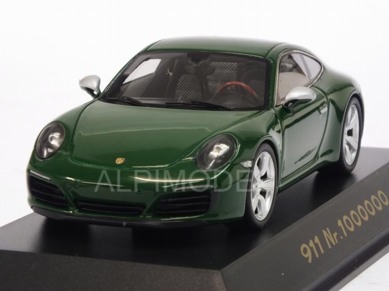 Porsche 911 (991 II) Carrera S 'One Millionth' (Green) Porsche Promo by spark-model