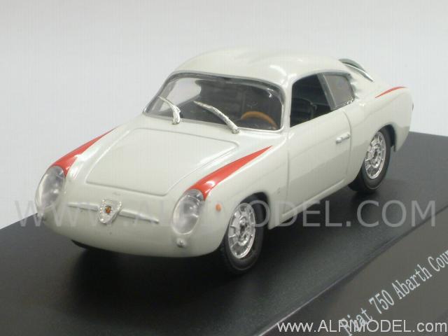 Fiat 750 Abarth Coupe 1956 (White) by starline
