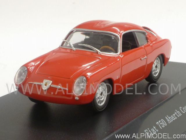 Fiat 750 Abarth Coupe 1956 (Red) by starline