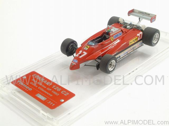 Ferrari 126 C2 GP San Marino 1982  Gilles Villeneuve - tameo