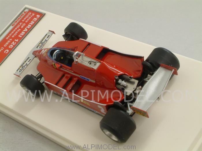 Ferrari 126C Prove GP Italy 1980 Gilles Villeneuve - tameo