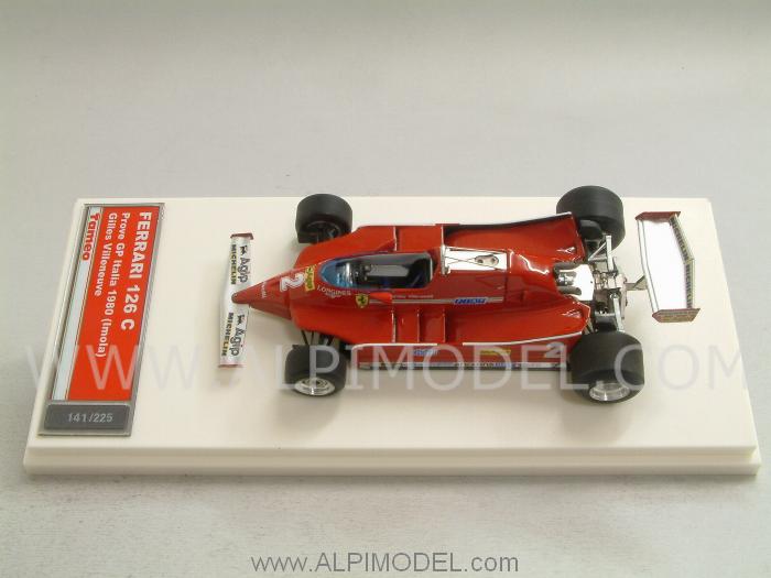 Ferrari 126C Prove GP Italy 1980 Gilles Villeneuve - tameo
