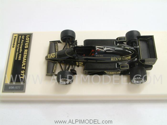 Lotus 97T Renault Winner GP Portugal 1985 - 1st GP Win of Ayrton Senna - tameo