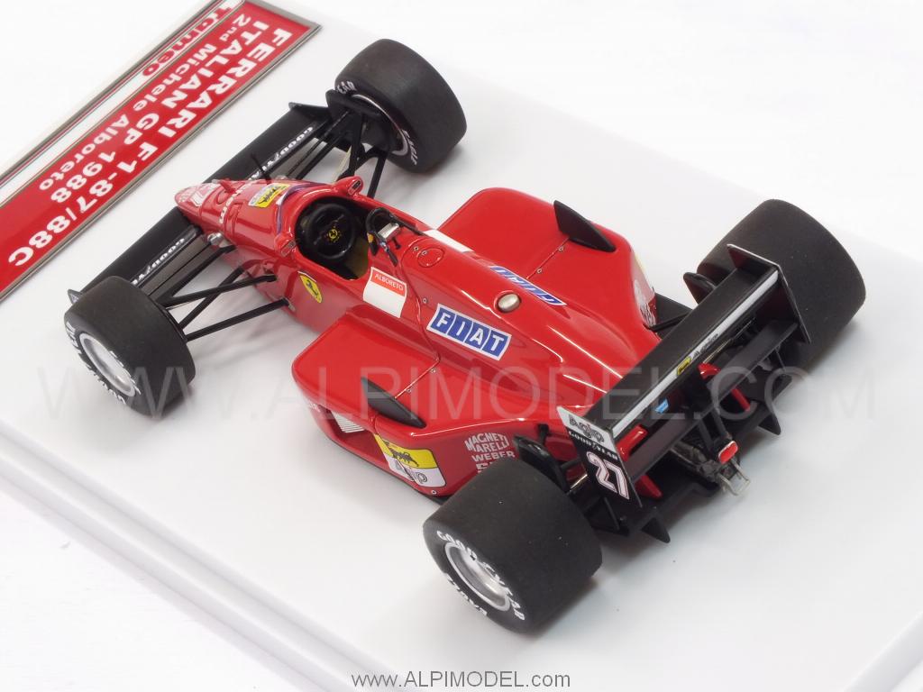 Ferrari F1-87/88C #27 2nd GP Italy 1988 Michele Alboreto (HQ Metal model) - tameo