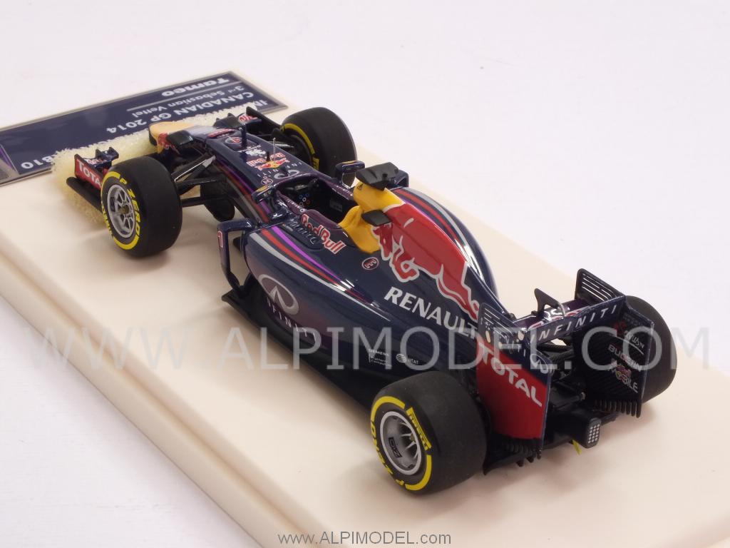 Red Bull RB10 GP Canada 2014 Sebastian Vettel (HQ Metal model) - tameo