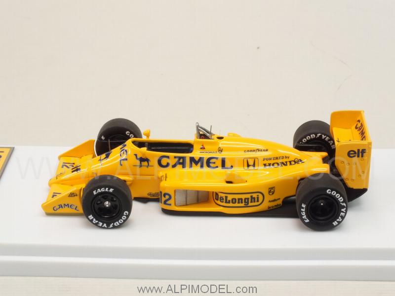 Lotus 99T Honda GP USA 1987 Winner Ayrton Senna (HQ Metal model) - tameo