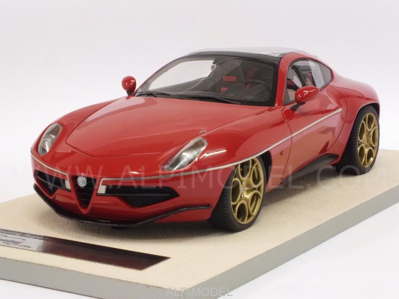 Alfa Romeo Disco Volante Touring Superleggera 2014 (Gloss Ferrari Red) by tecnomodel