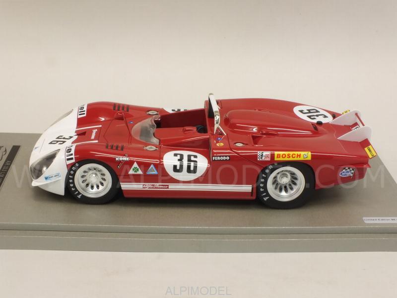 Alfa Romeo 33.3 Coda Lunga #36 Le Mans 1970 De Adamich - Courage - tecnomodel