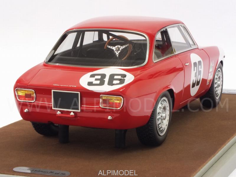 Alfa Romeo Giulia 1600 Sprint GTA #36 Winner.4h Sebring 1966  Jochen Rindt - tecnomodel