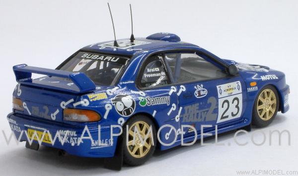 Subaru Impreza WRC 4th Acropolis 2000 Arai - Freeman - trofeu