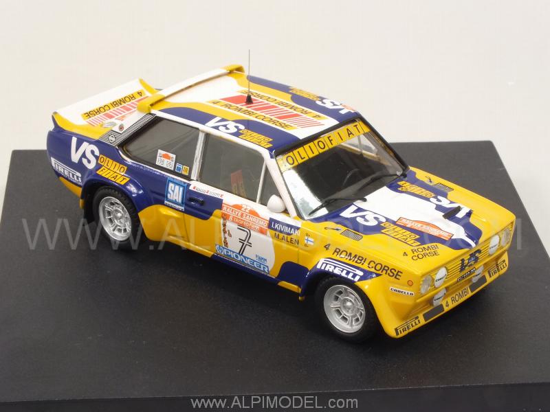 Fiat 131 Abarth #7 Rally Sanremo 1980 Alen - Kivimaki - trofeu