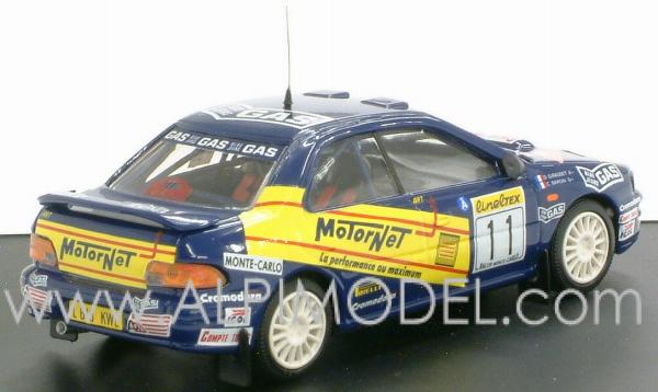 Subaru Impreza Motornet Rally Monte Carlo 1996 Baroni - Giraudet - trofeu