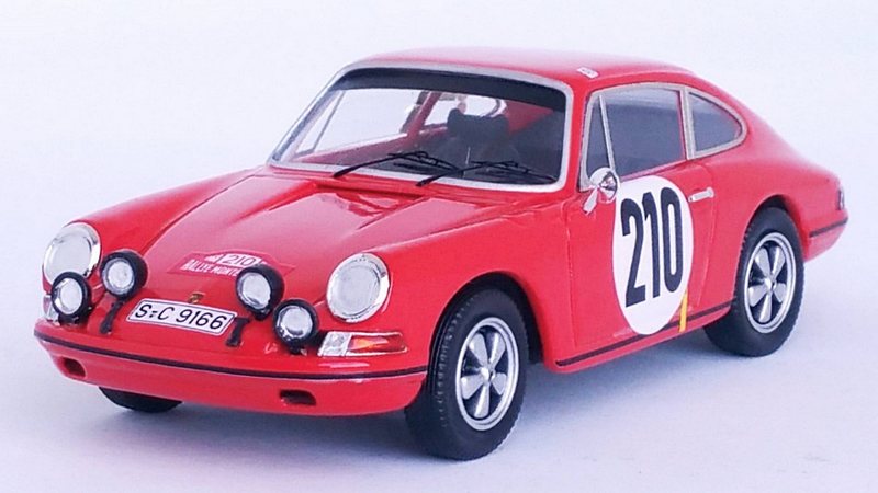 Porsche 911T #210 Winner Rally Monte Carlo 1968 Elford - Stone by trofeu