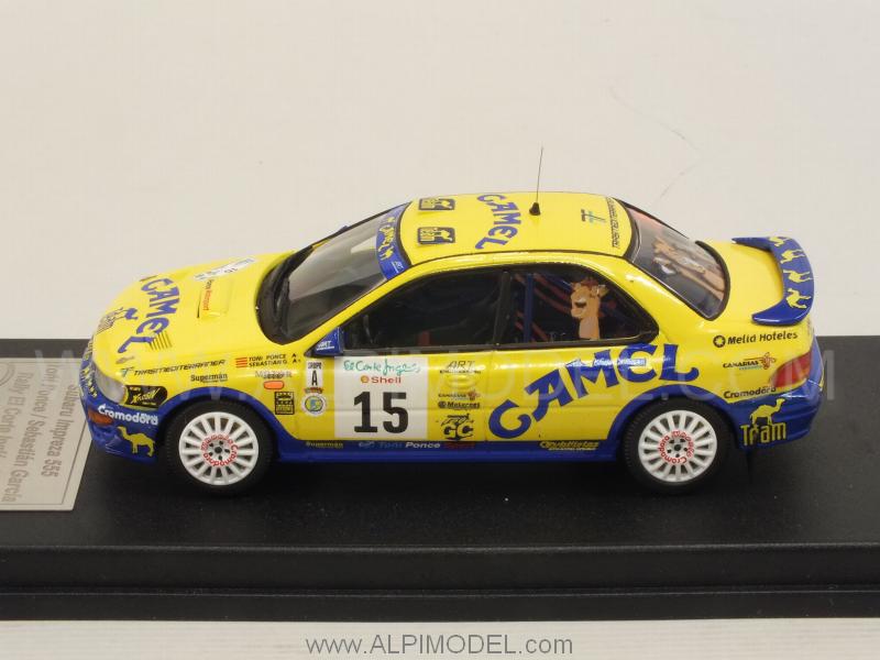 Subaru Imreza 555 #15 Rally El Corte Ingles 1997 Ponce - Garcia - trofeu