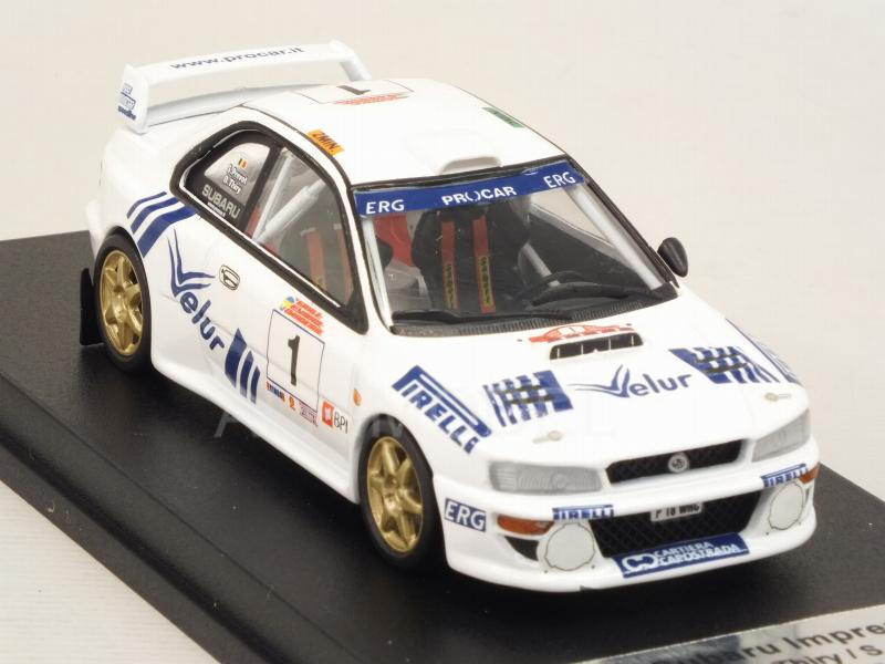 Subaru Impreza WRC #1 Winner Rally Madeira 1999 Thiry - Prevot - trofeu