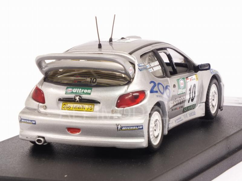 Peugeot 206 WRC #10 Rally Portugal 2000 Gronholm - Rautiainen - trofeu