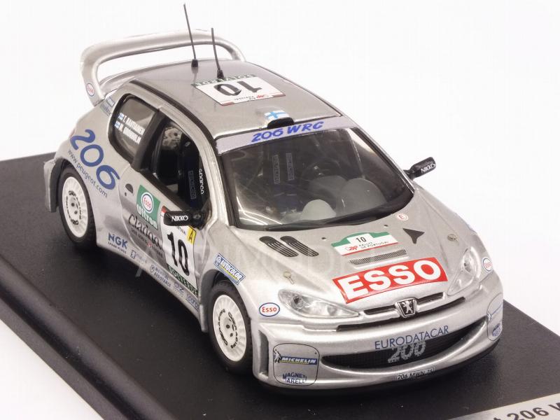 Peugeot 206 WRC #10 Rally Portugal 2000 Gronholm - Rautiainen - trofeu