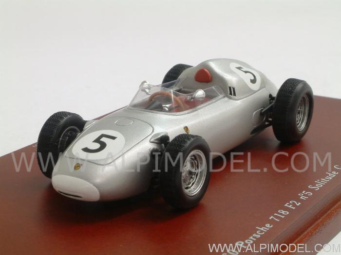 Porsche 718 F2 #5 Solitude Grand Prix 1960  Hans Herrmann by true-scale-miniatures