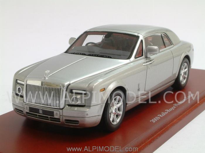 Rolls Royce Phantom Coupe 2009 (Silver/Grey) by true-scale-miniatures