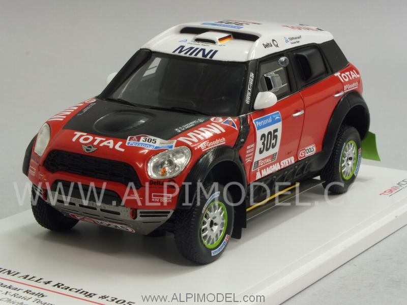 Mini ALL4 Racing Monster X-Raid Team #305 Dakar Rally 2011 Guerlain Chicherit by true-scale-miniatures