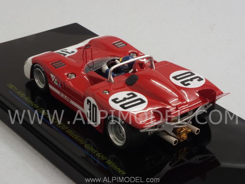 Alfa Romeo 33/3 #30 Winner 6h Watkins Glen 1971 Ronnie Peterson (with driver figure) - true-scale-miniatures