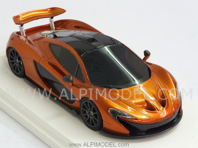 McLaren P1 Mondial De L'Automobile 2012 (Orange Metallic) - true-scale-miniatures
