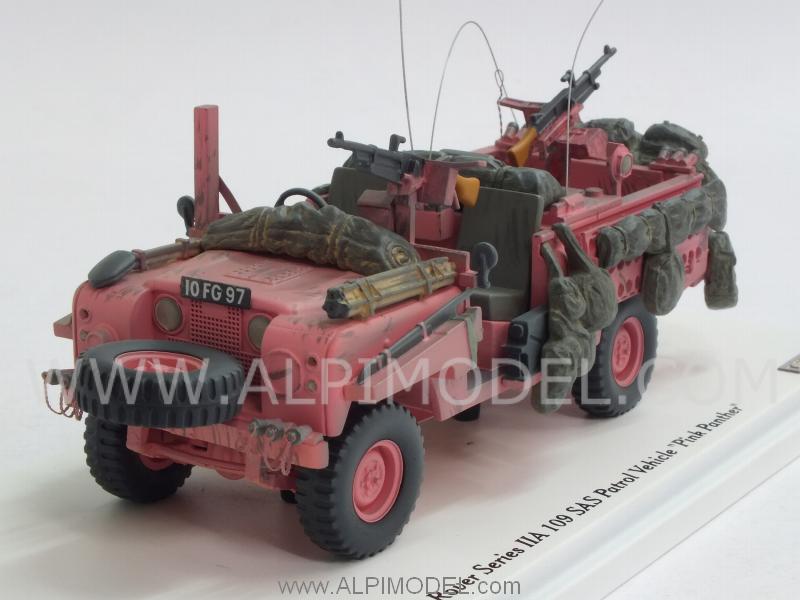 Land Rover 1968 Series IIA 109 Sas Patrol Vehicle Pink Panther by true-scale-miniatures