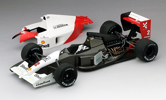 McLaren MP4/6 Honda #2 GP San Marino 1991 Gehard Berger - true-scale-miniatures