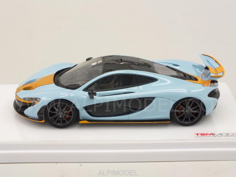 McLaren P1 Gulf Livery 2014 (Blue/Orange) - true-scale-miniatures